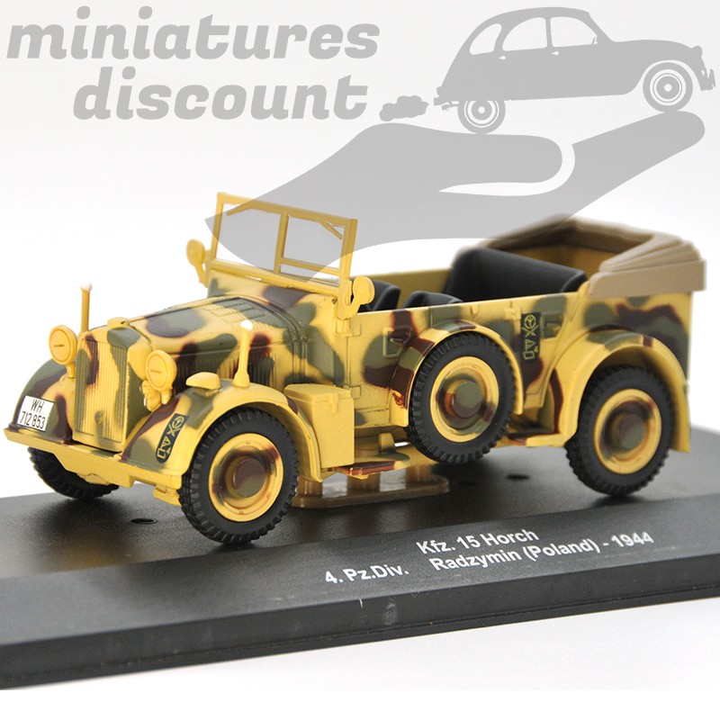 Kfz 15 Horch 4 Pz Div Radzymin Pologne 1944 - 1/43eme en boite
