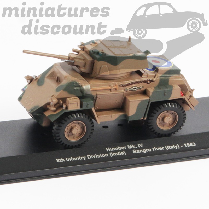 Humber MK IV 8th Infantry division India - Italie 1943 - 1/43eme en boite