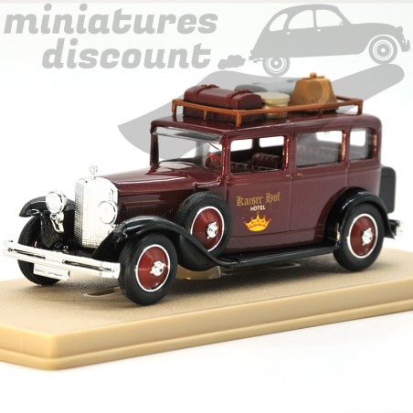 MERCEDES BENZ KAISER HOTEL BAGAGERIE (ROUGE FONCÉ) - ELIGOR - 1/43ème en boite