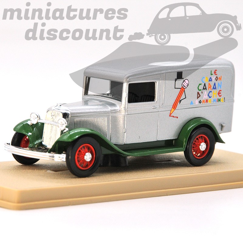Ford V8 Fourgon "Caran d'Ache" (Gris) de 1934 - Eligor - 1/43ème en boite