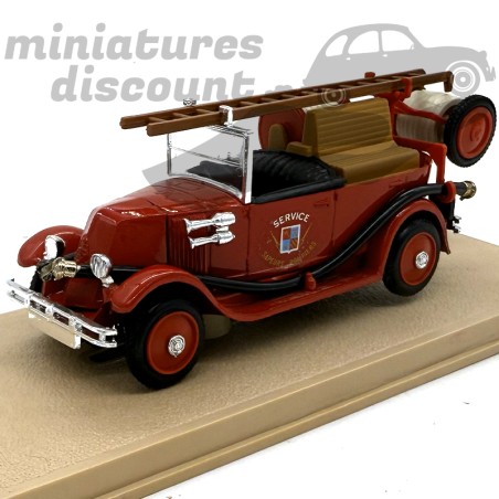 RENAULT NN TORPÉDO DE 1927 POMPIERS (ROUGE) - ELIGOR - 1/43ème en boite