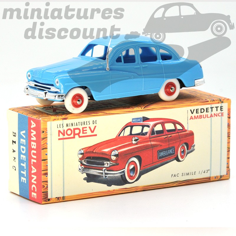 Ford Vedette Bleu, Norev Plastique (Repro) - 1/43ème en boite