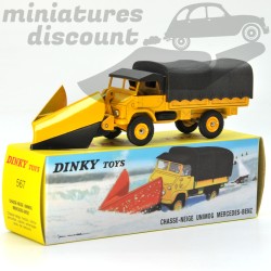 Chasse-Neige Unimog Mercedes BENZ - Dinky Toys (Repro) - 1/50ème en boite