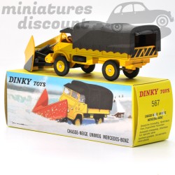 Chasse-Neige Unimog Mercedes BENZ - Dinky Toys (Repro) - 1/50ème en boite