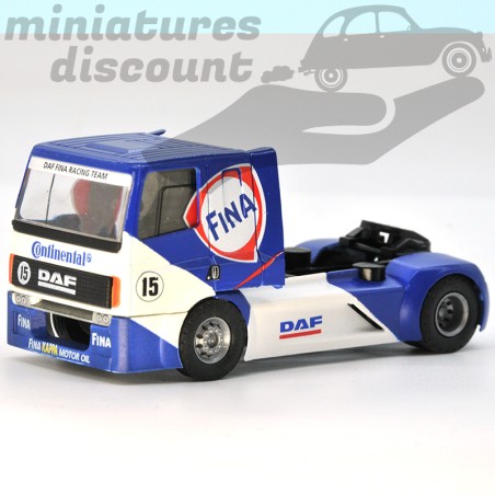 CAMION DAF "FINA" DE BACKER (BLEU) - DE BACKER - 1/50ème en boite