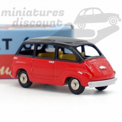 FIAT 600 MULTIPLA (ROUGE) - 1/43ème en boite