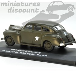 DESOTO DELUXE 4D SEDAN DE 1941 MILITAIRE US ARMY MAI 1944 (VERT) - 1/43ème en boite