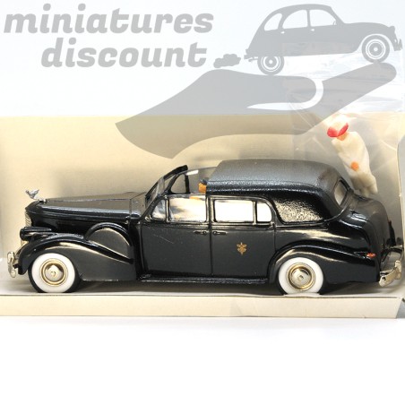 CADILLAC V16 1938/1940 VOITURE DU PAPE PIE XII (NOIR) - REXTOYS - 1/43ème en boite