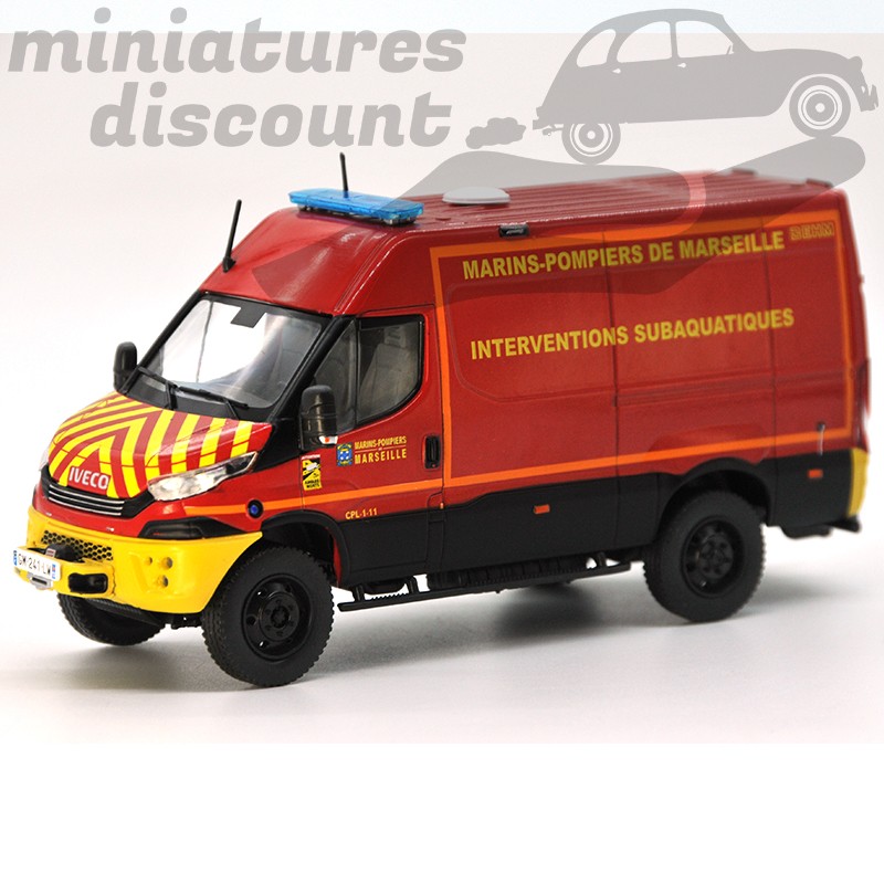 IVECO Daily Marins Pompiers de Marseille - VPL - Intervention Subaquatiques  - 1/43ème sous blister