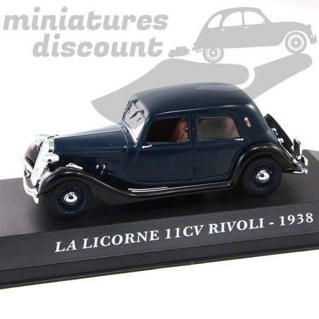LA LICORNE 11CV RIVOLI 1938 (BLEU MARINE) - 1/43ème en boite