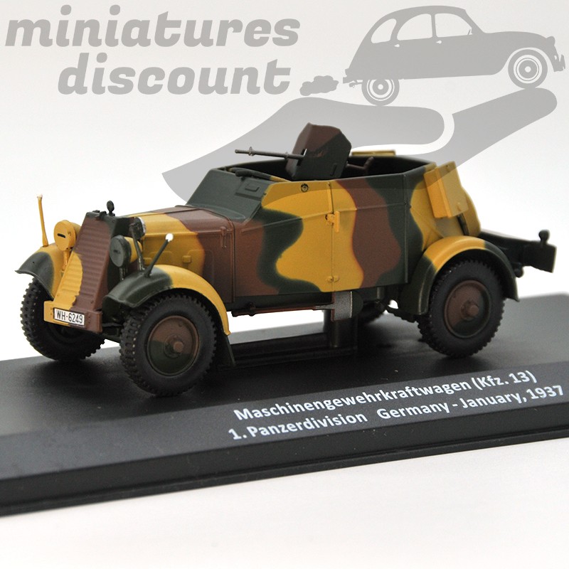 Maschinengewehrkraftwagen Panzerdivision KF13 - allemagne 1937 - 1/43ème en boite