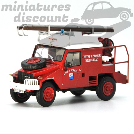 COURNIL SCD 28L DE 1984 (ROUGE) - 1/43ème sous blister