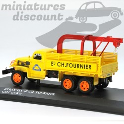 MINIATURE GMC CCKW DÉPANNEUSE FOURNIER (JAUNE) - IXO - 1/43ème sous blister