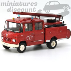 MINIATURE MERCEDES 408 D POMPIERS LA GENÊTE (ROUGE) - 1/43ème sous blister