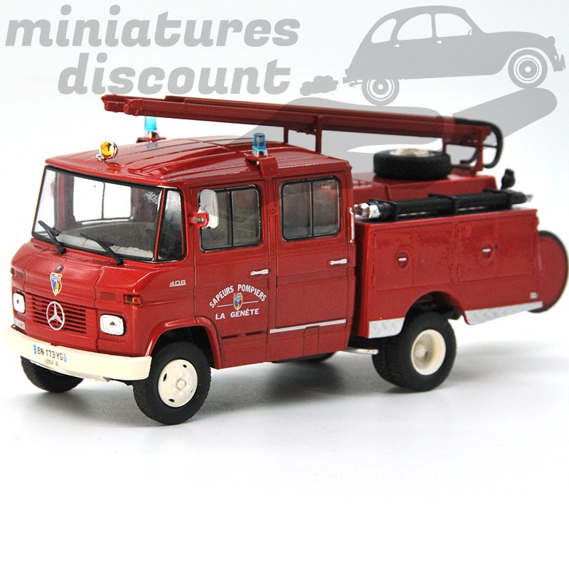 Miniature Mercedes 408 D pompiers La Genête 1/43 en blister