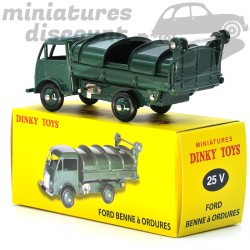 Miniature camion Ford benne à ordures Dinky Toys repro 1/50 avec boîte
