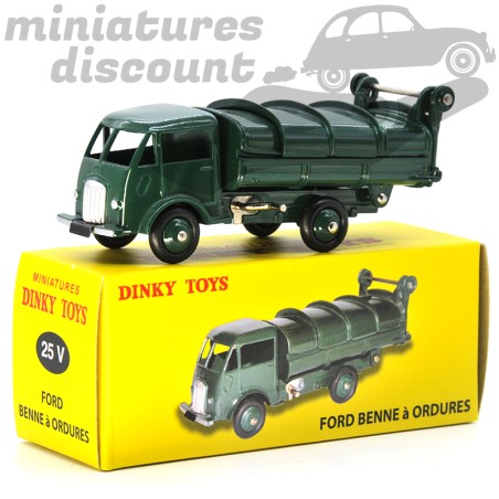 Miniature camion Ford benne à ordures Dinky Toys repro 1/50 avec boîte