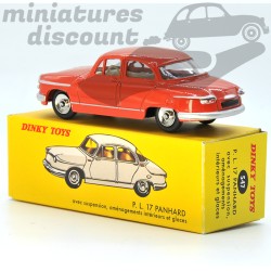 MINIATURE PANHARD PL17 ROUGE DINKY TOYS REPRO AVEC BOÎTE (ROUGE) - DINKY TOYS - 1/43ème en boite