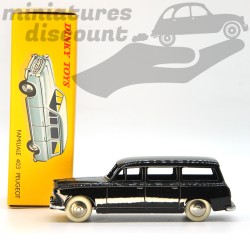 Miniature Peugeot 403 break noir Dinky Toys repro 1/43 avec boîte