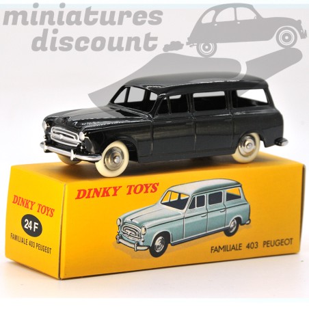 MINIATURE PEUGEOT 403 BREAK NOIR DINKY TOYS REPRO AVEC BOÎTE (NOIR) - DINKY TOYS - 1/43ème en boite