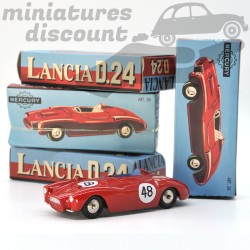 MINIATURE LANCIA D24 CABRIOLET MERCURY REPRO AVEC BOÎTE (ROUGE) - MERCURY - 1/43ème en boite