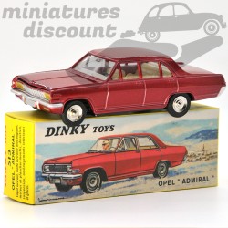 Miniature Opel Admiral rouge Dinky Toys repro 1/43 avec boîte