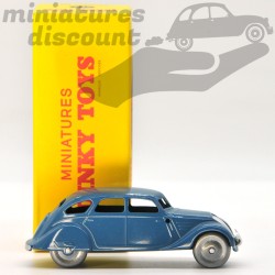 Miniature Peugeot 402 bleu Dinky Toys repro 1/43 avec boîte