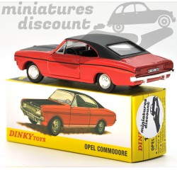 OPEL COMMODORE (ROUGE) - DINKY TOYS - 1/43ème en boite