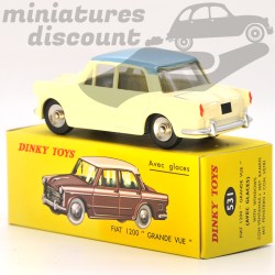 MINIATURE FIAT 1200 GRANDE VUE DINKY TOYS REPRO (BLANC) - 1/43ème en boite
