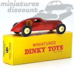 MINIATURE HOTCHKISS AUTO DE COURSE ROUGE DINKY TOYS REPRO AVEC BOÎTE (ROUGE) - DINKY TOYS - 1/43ème en boite