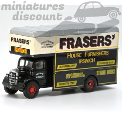 MINIATURE BEDFORD TYPE OB COACH FRASERS CORGI CLASSICS AVEC BOÎTE (NOIR) - 1/43ème en boite