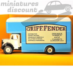 MINIATURE BEDFORD TYPE O SERIES PANTECHNICON CORGI CLASSICS AVEC BOÎTE (BLEU) - 1/43ème en boite
