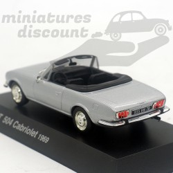 PEUGEOT 504 CABRIOLET 1969 (GRIS) - NOREV - 1/43ème sous blister