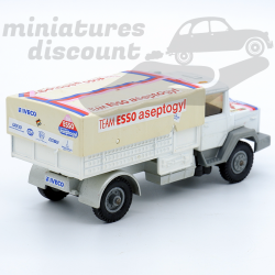 MINIATURE CAMION IVECO RALLYE ÉCHAPPEMENT TRANSAFRICA 80 SOLIDO AVEC BOÎTE (BLANC) - SOLIDO - 1/50ème en boite