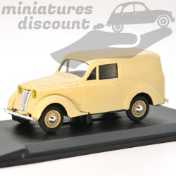 Miniature Renault Juvaquatre fourgonnette tôlée beige Eligor 1/43 avec boîte