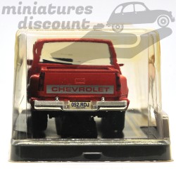 MINIATURE CHEVROLET SILVERADO 4X4 ANCIENNE MAJORETTE SÉRIE CLUB D'ORIGINE (ROUGE) - MAJORETTE - 1/24ème sous blister