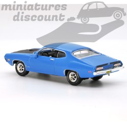 Miniature Ford Torino Cobra 1970 bleue American Muscle ERTL 1/43 avec boîte