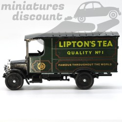MINIATURE FOURGON THORNYCROFT VAN 1926 LIPTON'S TEA CORGI CLASSICS AVEC BOÎTE (VERT FONCÉ) - CORGI - 1/43ème en boite