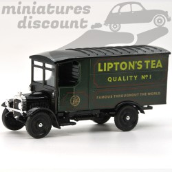 MINIATURE FOURGON THORNYCROFT VAN 1926 LIPTON'S TEA CORGI CLASSICS AVEC BOÎTE (VERT FONCÉ) - CORGI - 1/43ème en boite
