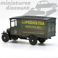 MINIATURE FOURGON THORNYCROFT VAN 1926 LIPTON'S TEA CORGI CLASSICS AVEC BOÎTE (VERT FONCÉ) - CORGI - 1/43ème en boite