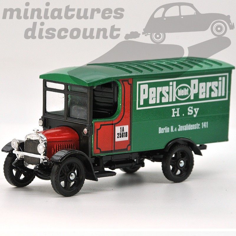 MINIATURE FOURGON THORNYCROFT VAN 1926 PERSIL CORGI CLASSICS AVEC BOÎTE (VERT) - CORGI - 1/43ème en boite