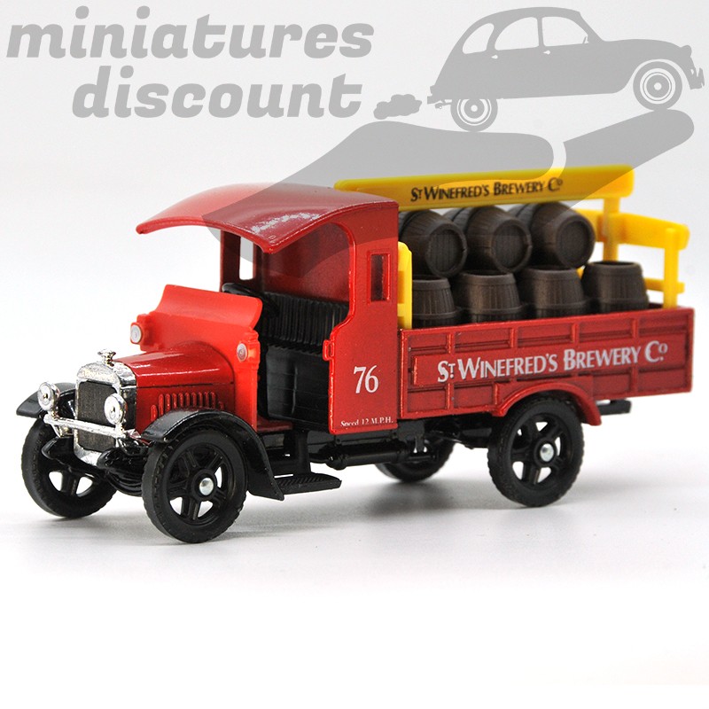Miniature fourgon Thornycroft transport de tonneaux St Winefred's Brewery Co Corgi Classics 1/43 avec boîte