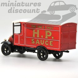 MINIATURE FOURGON THORNYCROFT 1929 H.P. SAUCE CORGI CLASSICS AVEC BOÎTE (ROUGE) - CORGI - 1/43ème en boite