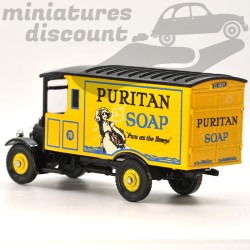 MINIATURE FOURGON THORNYCROFT VAN 1929 PURITAN SOAP CORGI CLASSICS AVEC BOÎTE (JAUNE) - CORGI - 1/43ème en boite
