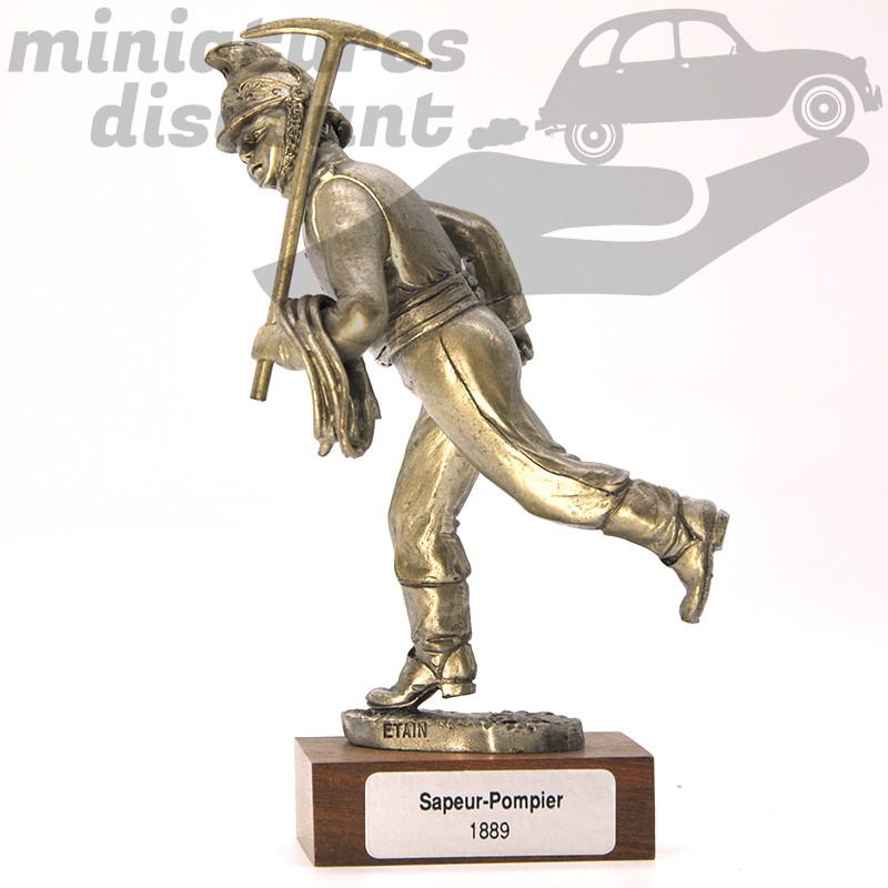 Figurine Sapeur-Pompier 1889 en étain Les Étains du Prince 10cm avec boîte