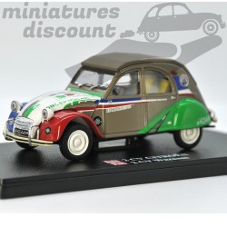 MINIATURE CITROËN 2CV WAZAAM AUTO PLUS (MULTICOLOR) - 1/43ème sous blister