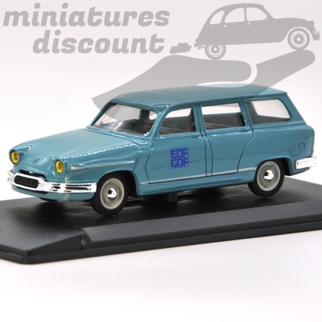 MINIATURE PANHARD PL17 BREAK EDF GDF ELIGOR AVEC BOÎTE (BLEU) - ELIGOR - 1/43ème en boite