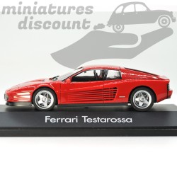 Miniature Ferrari Testarossa rouge avec parties ouvrantes Herpa 1/43 avec boîte