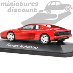 Miniature Ferrari Testarossa rouge avec parties ouvrantes Herpa 1/43 avec boîte