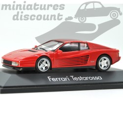 Miniature Ferrari Testarossa rouge avec parties ouvrantes Herpa 1/43 avec boîte